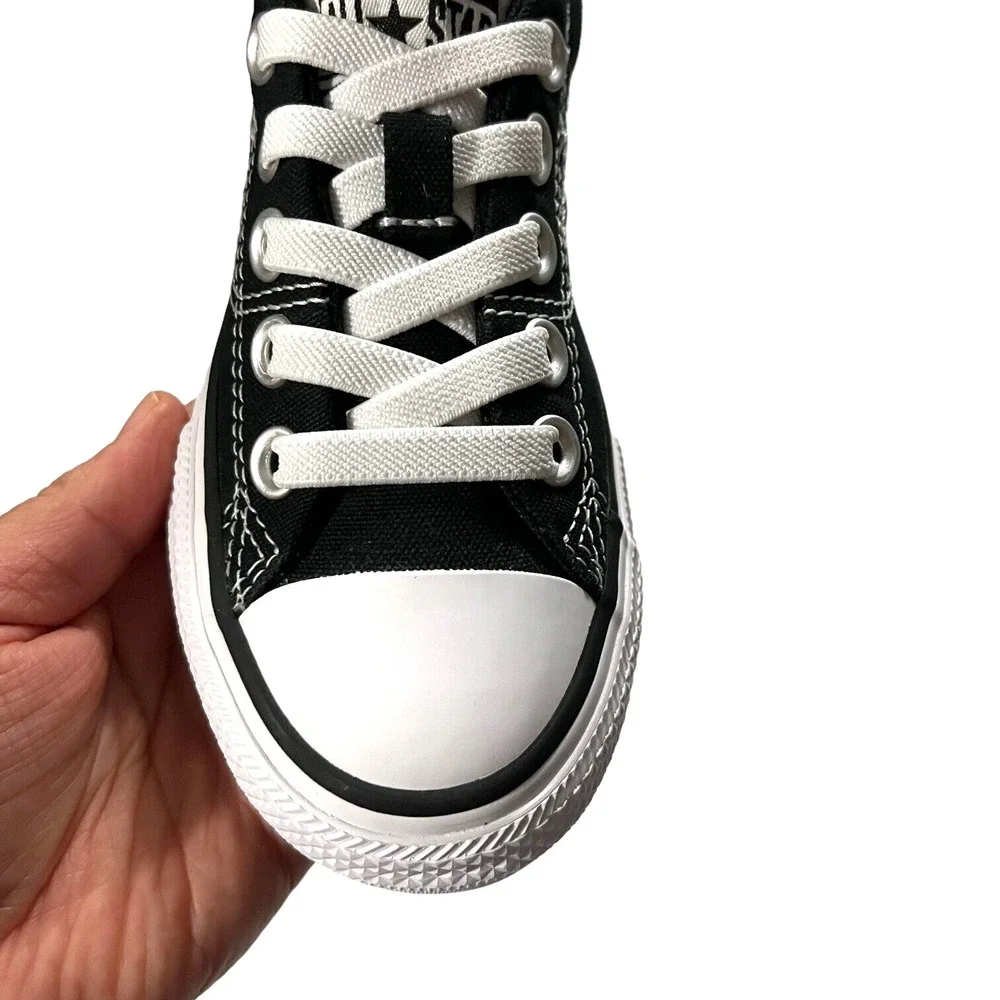 Converse Chuck Taylor All‎ Star Rave Girls Boys Slip-on Sneakers Size 12 Black